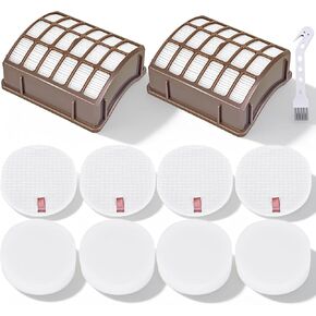2 HEPA + 4 Foam & Felt Filters for Shark Navigator Professional (NV70 NV71 NV80, NVC80C, UV420) and Rotator Professional XL Capacity (NV90 NV95), Compare to Part # XFF80 & XHF80 in Saudi Arabia