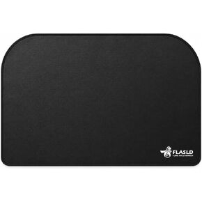 FLASLD Fireplace Mat 25 x 39 in, Heat-Resistant Floor Protector, Black in Saudi Arabia