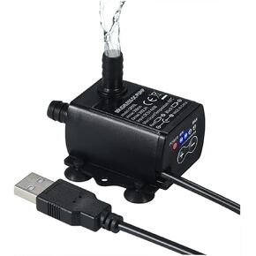 Decdeal Submersible Water Pump Aquarium Fountain DC 5V 300L/H (1 Pc) in Saudi Arabia
