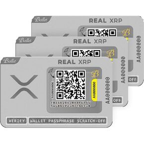 Ballet XRP Cold Storage Wallet Card 3-Pack - Stainless Steel, Offline in Kuwait