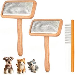 3 Pcs Wool Carders, Hand Card Brushes for Wool Needle Felting Craft Tools in Saudi Arabia