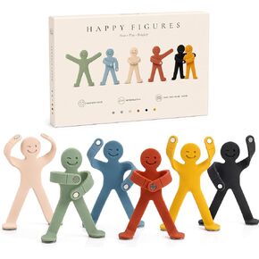 Maveek Executive Desk Toy, 6 Pack Poseable Fidget Figures for Adults in Saudi Arabia