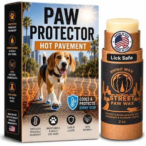 Rhino Wax Dog Paw Protector for Hot Pavement, Asphalt, Streets & Sidewalks in Kuwait