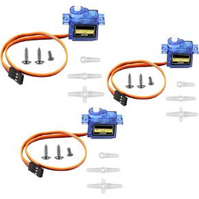 4Pcs SG90 Micro Servo Motor 180 Degree SG90 9G Gear Motor Control for Arduino Raspberry Pi RC Car Toy Robot Helicopter Airplane Controls Car Boat DIY in Saudi Arabia