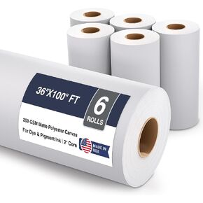 Matte Inkjet Canvas Roll for Epson, Canon & HP Printers in Kuwait