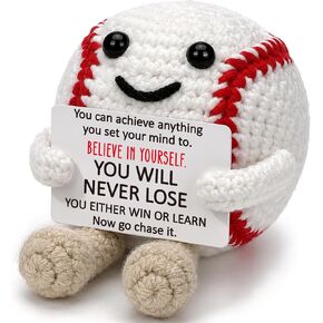 Positive Christmas Crochet Baseball Mom Gifts for Men Women Birthday in Saudi Arabia