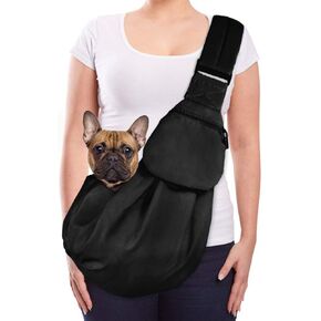 Lukovee Small Dog Sling Carrier, with Padded Strap & Storage Pocket, (B,S) in Kuwait