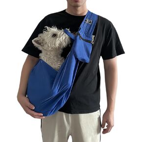 Dog Sling Water-Resistant Fabric for Small Dogs Cats 3-12 lbs,Pink in Kuwait