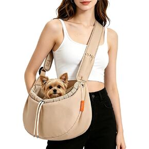 Pet Sling Carrier for Small Dogs/Cats up to 15 lb,Adjustable Shoulder Strap in Saudi Arabia