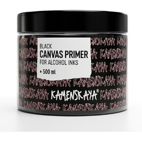 Kamenskaya White Acrylic Gesso Primer for Alcohol Ink Painting on Canvases,16.9 fl oz (500 ml) in Kuwait
