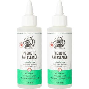 SKOUT'S HONOR Probiotic Cat Ear Cleaner, 4 oz in Kuwait