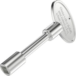 onlyfire Universal Gas Valve Key for Gas Fire Pits and Fireplaces, 3" Chrome Replacement Gas Key Fits 1/4" and 5/16" Turn Ball Valve in Saudi Arabia