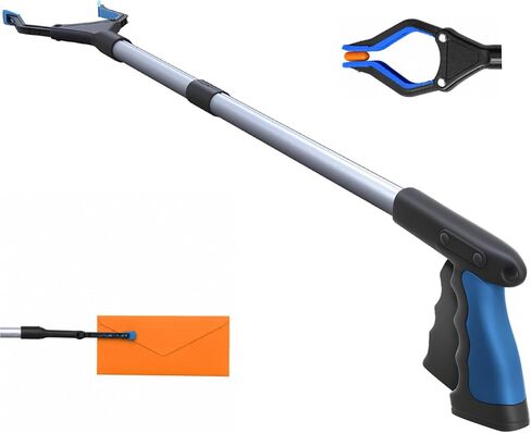 FiPlus PowerGrip T9, Grabber Tool, Wide Jaw, Foldable, Steel Cable, with 96 Grip Points for Firm Grip, 32" with Magnet, in Saudi Arabia
