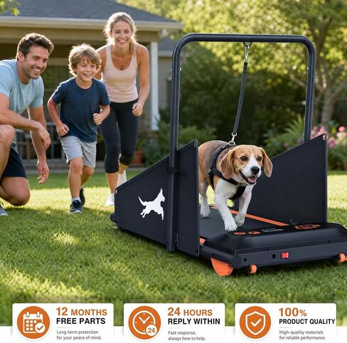 Dog Treadmill for Small Dogs, Quiet 2.5HP Motor Doggy Treadmill with Remote & LED, Indoor Pet Exercise Treadmill for Dogs Up to 220lbs in Saudi Arabia