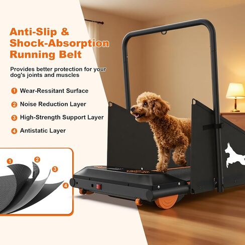 Dog Treadmill, Pet Running Machine for Small & Medium Dogs, Remote Control in Saudi Arabia
