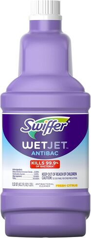 Swiffer WetJet Multi-Purpose Floor Cleaner Solution with Febreze Refill, Lavender Vanilla and Comfort Scent, 1.25 Liter -42.2 Fl Oz (Pack of 2) in Kuwait