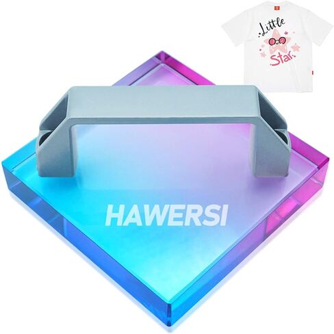 HAWERSI HTV Cooling Block with Handle,Craft Tool Cooler for Heat Press,Accessories for Sublimation Paper,Heat Transfer Vinyl,Sublimation HTV, DTF Film,Iron on Vinyl,Heat Transfer Paper in Kuwait