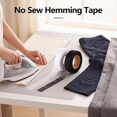 8Pcs Iron On Hemming Tape 3/4IN x 27YD Fabric Adhesive Hem Tape for Pants in Kuwait
