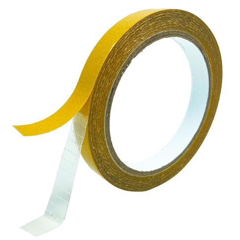 Heavy Duty Double Sided Fabric Tape, 1 Inch X 33FT Hem Tape for Curtains, Stitch Witchery Hem Pants Clothes Dresses Fabric Without Sewing Ironing, Strong Adhesive Tape for Rug, Carpet, Art in Saudi Arabia
