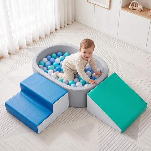 Hoohtoot Foam Climbing Blocks with Ball Pit for Babies in Kuwait
