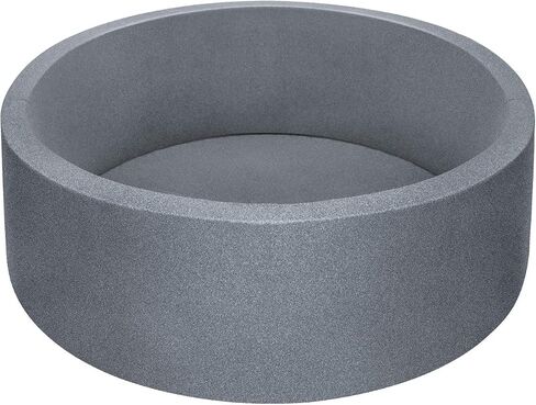 TRENDBOX Soft Foam Sponge Indoor Round Ball Pit,Ideal for Children - Dark Gray in Kuwait