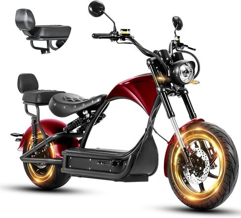 2026 eAhora M1P PRO Peak 6000W 50Mph Electric Motorcycle, 55+Miles with 42ah Battery, Dual Suspension and Full Hydraulic Brakes Street Legal Electric Motorcycle for Adults in Saudi Arabia