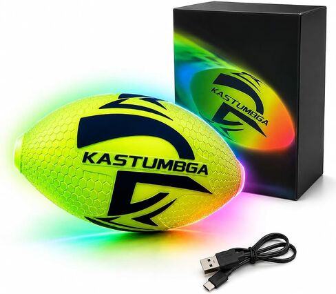 Light Up Football, Glow in the Dark Football for Kids, Soft Foam Ball in Kuwait