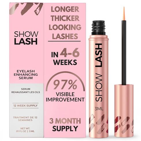 LeVaye Cosmetics Show Lash Eyelash Serum for Longer, Thicker, Gorgeous Looking Lashes, Cruelty Free Lash Serum in Kuwait