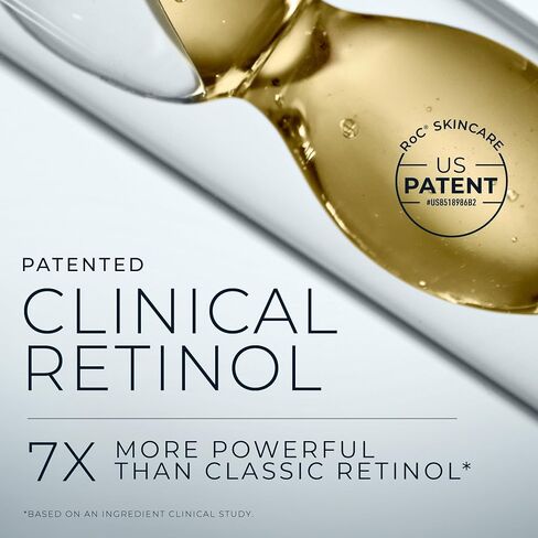 RoC Retinol Correxion Deep Wrinkle Retinol Face Serum with Ascorbic Acid, Daily Anti-Aging Skin Care Treatment for Fine Lines, Dark Spots, Acne Scars, 1 Ounce (Packaging May Vary) in Kuwait