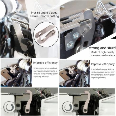 2 Pcs Brother Serger Blade for Brother 1034D Upper and Lower Knife (X77683001+ XB0563001) in Saudi Arabia
