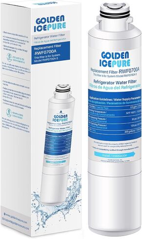 GOLDEN ICEPURE DA29-00020B Replacement for SAMSUNG HAF-CIN/EXP, 1PACK, RF28HMEDBSR/AA, RF28K9380SR, RF263BEAESR/AA, RF28JBEDBSG, RF4287HARS, RF28HFEDTSR, DA97-08006A Refrigerator Water Filter in Saudi Arabia