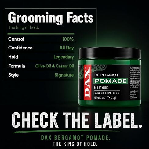 DAX Pomade Compounded With Vegetable Oils, 7.5 Ounce in Saudi Arabia