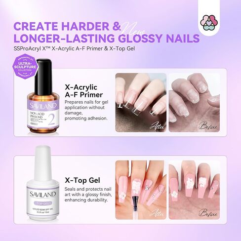 Saviland Acrylic Nail Kit with Drill and U V Light – Clear White Pink Acrylic Powder Acrylic Liquid Black Red White Gel Nail Polish Nail Tools Acrylic Nail Kit for Nail Art Acrylic Nails Gel Nails DIY in Saudi Arabia