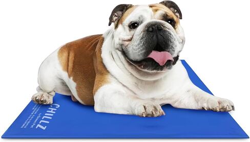 The Green Pet Shop Chillz Gel Mat, Extra Large - Pressure-Activated Cooling Pad for Pets Over 50 lbs - Non-Toxic, No Water or Refrigeration Needed - Ideal for Home, Travel & Crates in Saudi Arabia