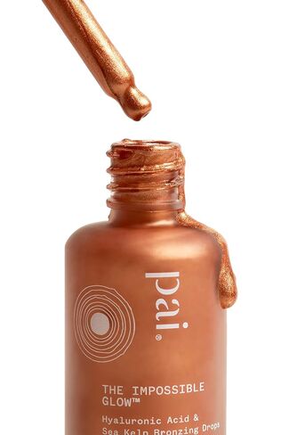 Pai Skincare - The Impossible Glow Organic Hyaluronic Acid + Sea Kelp Glow Drops | Natural, Vegan, Sensitive Skincare (Bronze, 1 fl oz | 30 ml) in Kuwait