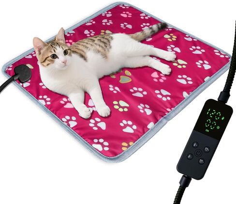 furrybaby Pet Heating Pad for Cats & Dogs, Round-12 in, Tough Warming Mat in Kuwait