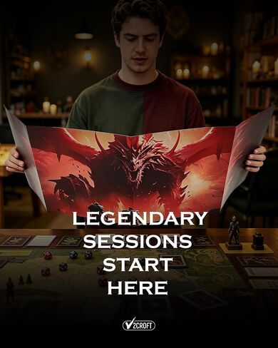 DM Screen for DND 5E, 4-Panel Tri-Fold Printed Quick Cheat Sheet in Saudi Arabia