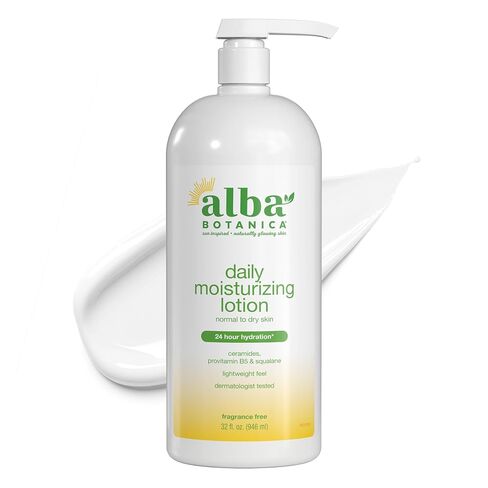 Alba Botanica Very Emollient Body Lotion, Unscented Original, 32 Oz in Kuwait