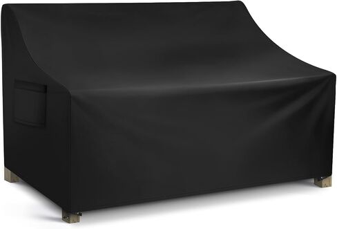 Patio Sofa Cover Waterproof, Outdoor Loveseat Cover, Heavy Duty Outdoor Couch Cover, Large Lawn Patio Furniture Covers with Air Vent, 48’’ W x 26’’ D x 33’’ H in Kuwait