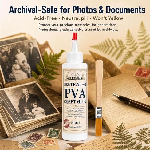 ALECPEA PVA Glue 4 oz for Crafts and Paper Projects in Kuwait