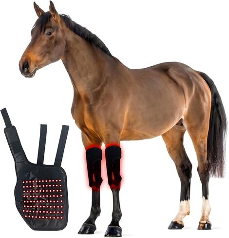 Horse Red Light Therapy Wrap Boot, 660nm 850nm, 3000mAh (Left) in Kuwait