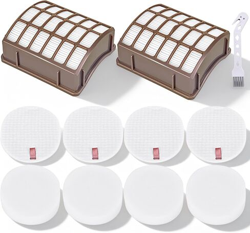 2 HEPA + 4 Foam & Felt Filters for Shark Navigator Professional (NV70 NV71 NV80, NVC80C, UV420) and Rotator Professional XL Capacity (NV90 NV95), Compare to Part # XFF80 & XHF80 in Kuwait