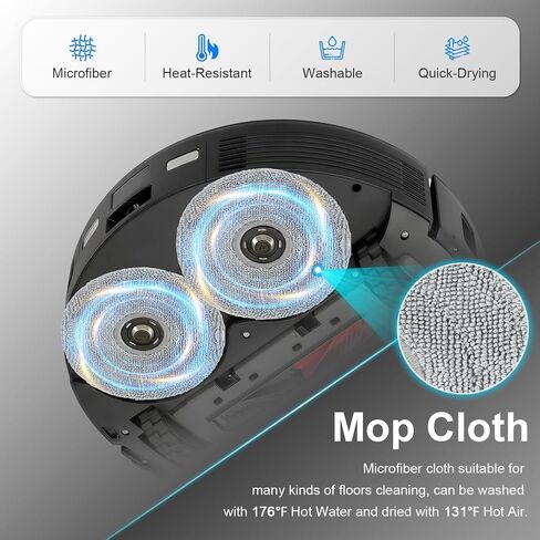 FFsign Replacement Parts Rolling Brush Compatible with Eufy RoboVac 11S, 15C, 30, 30C, 12, 35C 15T, 11S MAX, 15C MAX, 30C MAX, G30 Robotic Vacuum Cleaner, 3 Pack Roller Brush with 1 Brush in Kuwait
