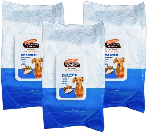 Palmers for Pets Cocoa Butter Refreshing Wipes for Dogs, 100 Count in Saudi Arabia