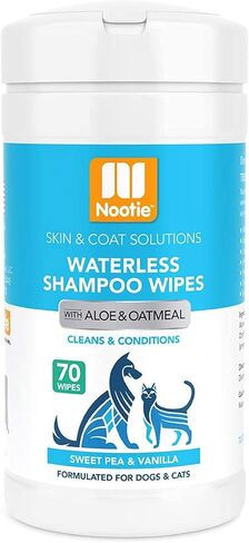 Nootie Waterless Shampoo Wipes, Cherry Blossom, Long-Lasting Fragrance in Kuwait