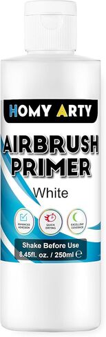 HOMY ARTY Airbrush Primer - White, 8.45 fl.oz 250ml Acrylic Primer in Saudi Arabia