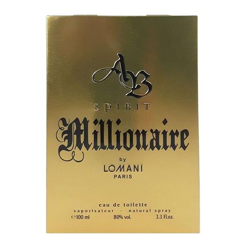 Lomani Ab Spirit Millionaire By Lomani for Men - 3.3 Oz Edp Spray, 3.3 Oz in Saudi Arabia