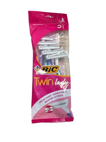 BIC Twin Lady, Pack 5, Twin Blade Razor in Kuwait