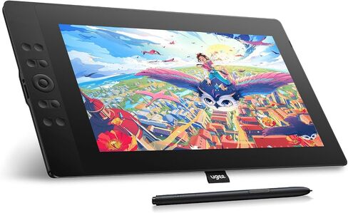 UGEE S640 Graphics Drawing Tablet, Digital Draw Art Pad with Pen Battery-Free Stylus Tilt Function 8192 Levels Pressure Sensitivity 10 Express Keys for Mac, Windows PC and Android in Kuwait