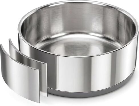 Casfuy Heavy Duty Triple-Wall Insulated Stainless Steel Dog & Cat Bowl, Small: 1-L/ 4.2-Cups in Saudi Arabia